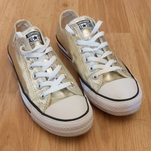 Gold Converse All-Stars